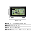 Miniatyrbillede 4 af 5: Ebike 24v36v48v72v Kt Lcd3 Display Intelligent Måler Til Elcykel Navmotor Omdannelsessæt