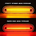 Pikkukuva 5 / 5: 4x Led Sivuvalolamppu Savustettu Lasi Etu Taka Vilkkuvalot Vilkkulamppu Yhteensopiva Mazda Mx-5 Mx5 Miata 1990-2005