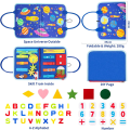 Miniatyrbillede 6 af 7: Aktivitetstavle til småbørn med 4 niveauer, sensorisk tavle, Montessori-legetøj til drenge på 3-4 år, der lærer grundlæggende livsfærdigheder Spaceship model