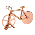 Miniatyrbild 1 av 4: Pizza Bike Cykelformad Kutter Rostfritt Stål Pizzakutter Hjul Rulle