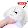 Miniatyrbilde 1 av 5: 66 LED UV LED neglelampe for tørking av neglegelpoleringstørker manikyr salong 36 LEDs EU Plug