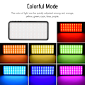 Pikkukuva 5 / 5: Andoer RGB LED -videovalo Kannettava Valopaneeli 3000K-6500K Himmennettävä Kirkkaus 30 Erikoistehostetta C