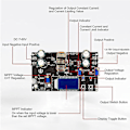 Miniatyrbild 2 av 4: Mppt-modul, potentiometerjustering DC 7-80v ingång 300w 20a DC 1.4-79v utgång överströmsskydd