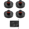 Miniatyrbillede 1 af 5: 4 stk. løftepuck med opbevaringspose, gummipuck til Tesla Model 3, Model Y, Model S, beskytter bilens rammeskinner-sfygv