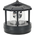 Miniatyrbild 5 av 5: LED Solcellsdriven Fyrtorn, 360 Grader Roterande Lampa LED Solcellsdriven Fyrtorn Landskapsbelysning