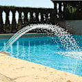 Miniatyrbild 1 av 5: Vattenfallspoolfontän, Fontän för ovanjordiska pooler, Pooltillbehör för utomhusbruk, Justerbar fontänkran för pooltillbehör, Poolvattenfontän