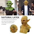 Miniatyrbild 4 av 5: Halloween skrämmande mask latex gul Imp demon mask Goblins Clo
