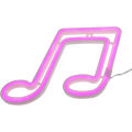 Miniatyrbillede 1 af 5: Led Musiknote Neon Skilt Soveværelse Bar Dekoration Lys