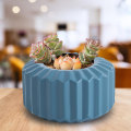 Miniatyrbilde 7 av 8: Sukkulente plantepotte - 3,15 tommers sukkulente plantepotte - Mini plantepotte til stueplanter, søt stripete potte, Bonsai-potte for hjemmekontor