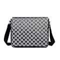 Miniatyrbild 1 av 5: Messenger Bag Axelväska Herrportfölj Business Rutig Väska För Man Läder Handväska Crossbody Väska Black