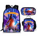 Pikkukuva 1 / 4: 3 kpl/setti jalkapallo tähti reppu opiskelija koululaukku 33 backpack