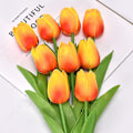 Miniatyrbilde 1 av 4: 10 stk Kunstige Blomster Falske Blomster Tulipan Latex Material Ekte Berøring For Bryllup Rom Hjem Hotell Fest Dekorasjon Og Diy Dekor 9 10pcs