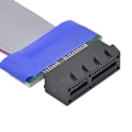 Miniatyrbild 1 av 2: Dator Pci-e förlängningsadapterkabel Pcie X1 hane till hona stigaromvandlare