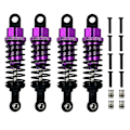 Pikkukuva 1 / 5: 4 kpl metallivaimenninta A959 A959-b A949 A969 A979 K929 1/18 Rc-auton päivitysosiin, violetti