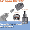 Miniatyrbild 4 av 4: Lot 4 Professionell Cl-fri Robust 1/2-20UNF 2-13mm Perage Chuck med SDS-adapter Matrix Tool