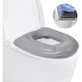 Miniatyrbillede 1 af 5: Oppustelig toiletsæde pude, hævet donut pude, højdejusterbart toiletsæde, PVC commode støttepude til voksne, ældre, handicappede, ta