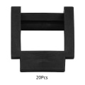 Pikkukuva 1 / 5: Pystysuora PCI-e-nousukortin pidike lukitus PCI-e-kaapelille Black 1 set of 20
