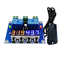 Miniatyrbillede 1 af 5: XH-M452 Temperatur- og Luftfugtighedskontrolmodul Digital Display Dobbelt Udgang, Automatisk Konstant Tem