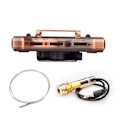 Miniatyrbillede 4 af 5: Akustisk guitar lydhul pickup dual pickup tilstande piezo + mikrofon understøtter lydstyrke tone justering fase funktion nem installation til 36-42 tommer klassisk