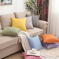 Miniatyrbillede 2 af 5: Udendørs vandtæt linned pude sofa dekoration have pude (temperament grå Temperament gray 50*50cm