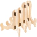 Miniatyrbillede 1 af 5: 4 stk. 2 størrelser træ staffeli display stand, 5,5''/4,7''(14cm/12mm) små pladestativer Crday gave