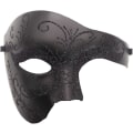 Miniatyrbilde 3 av 5: Parmaskerader for par, metalliske venetianske masker til karneval, fest, skoleball og kostyme