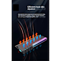 Miniatyrbillede 2 af 5: Computer DDR4 DDR5 5V ARGB Sync Hukommelse Radiator PC RGB Farverig RAM Køleplade Køler Køle Shim Armor Sort