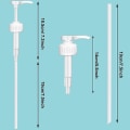 Miniatyrbilde 2 av 2: 6 stk pumpeflaske pumpe sett pumpe for flasker, S, Cs og smakstilsetninger (8 ml)