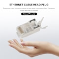 Pikkukuva 4 / 5: Rj45-liitin Cat7 8p8c modulaarinen Ethernet-kaapelipääliitin verkkoon Rj 45 Cat7 puristusliitin