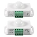 Miniatyrbild 1 av 5: DC 12V/24V 8A Kropps Infraröd PIR Rörelsesensor Strömbrytare LED Ljusremsa Automatisk, PIR Sensor LED Rörelsesensor Strömbrytare