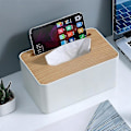 Miniatyrbillede 5 af 5: Bambus Tissue Box Holder Toiletpapir Box Servietholder
