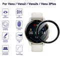 Miniatyrbilde 2 av 5: For Garmin Venu 2/2 Plus/2s 3d Curved Edge Soft Full Coverag