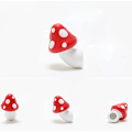 Pikkukuva 2 / 5: 3 kpl hartsijääkaappimagneetti punainen sieni jääkaappimagneetti kasvi jääkaappi round pointed long mushroom
