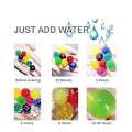 Miniatyrbilde 3 av 5: Store Hydrogel Perler Formet Store 3-4cm Krystall Jord Vann Perler