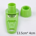 Miniatyrbilde 4 av 5: Plastisk Håndtak for Pressing av Hvitløk, Ingefær, Pepper og Rivjern