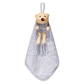 Pikkukuva 2 / 5: Pyyhe koralli fleece ripustuspyyhe kylpyhuone ripustuspyyhe Blue Bear hand towel