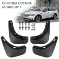Miniatyrbild 1 av 5: 4 stänkskydd kompatibla med Skoda Octavia A5 2005-2013 Bilskärmar Biltillbehör Stänkskydd Fram Bakre Stänkskärm