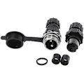 Miniatyrbilde 1 av 5: Gx16 Vanntett Luftfartskontakt Plugg Sokkel Sensor Encoder 2/3/4/5/6 Pin Ny - 4 Pin
