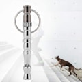 Miniatyrbillede 3 af 5: Bærbar Hundetræningsfløjte Metal Due Træningsfløjte Hundetræningsværktøj Kæledyrsadfærdstræner Med Nøglering Til Lydighed Og Tilbagekaldelse