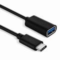Miniatyrbillede 5 af 5: USB 3.1 Type C OTG-kabel - Han til Hun, 10 Gbps, til Google Pixel Nokia white