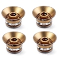 Miniatyrbillede 5 af 5: 4 stk. hastighedskontrolknapper 2 tone 2 volumen til Gibson Lp Sg guitar gyldne knapper guitar tilbehør