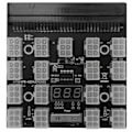 Miniatyrbillede 1 af 5: Breakout Board 17 Port 6Pin LED Display Strømmodul Serverkort Adapter til 1200W 750W PSU GPU Miner Mining BTC ETH