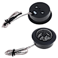 Pikkukuva 3 / 5: 2 kpl musta 800w -120 auton torvi dome diskantti audio kaiutin autostereo diskanttikaiutin