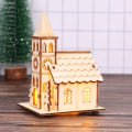 Miniatyrbillede 5 af 5: LED julehus med lys til vinterjuledekoration