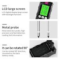 Miniatyrbilde 2 av 5: 6-i-1 Jordtester LCD Jordmålingsenhet Tester PH-verdi Temperatur Lys Fuktighet js