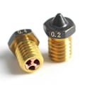 Miniatyrbillede 5 af 5: 6 stk. VORON/MK3S Printer V6 PTFE-belagt Messingdyse 0.2/0.3/0.4/0.5/0.6/0.8mm 3D Printer Dyser