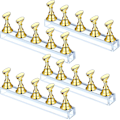 Miniatyrbillede 1 af 5: 4 sæt akryl negle display stand negle tip holder magnetisk negle praksis stand fingernegl diy negle kunst stand til falske negle tip manicure værktøj (sort,