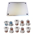 Miniatyrbillede 1 af 4: 10 stk. Bundskruer til udskiftning af Macbook Pro Retina A1398 A1425 A1502