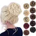 Miniatyrbild 1 av 5: 1 st Messy Bun Lockig Vågigt Updo Peruk för Kvinnor