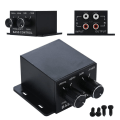 Miniatyrbild 3 av 5: Biljudsregulatorförstärkare Bas Subwoofer Stereo Equalizer Controller 4 Rca
